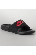 CHINELO NIKE BENASSI JDI MASCULINO - Preto/vermelho CHINELO NIKE BENASSI JDI MASCULINO - Preto/vermelho