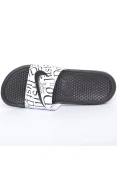 CHINELO NIKE BENASSI JDI PRINT MASCULINO - Branco/preto CHINELO NIKE BENASSI JDI PRINT MASCULINO - Branco/preto