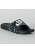 CHINELO NIKE BENASSI JDI PRINT MASCULINO - Preto/grafite CHINELO NIKE BENASSI JDI PRINT MASCULINO - Preto/grafite