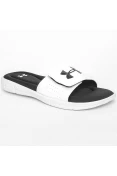 CHINELO UNDER ARMOUR IGNITE MASCULINO - Branco/preto CHINELO UNDER ARMOUR IGNITE MASCULINO - Branco/preto