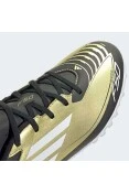 CHUTEIRA ADIDAS F50 CLUB TF MESSI SOCIETY - Dourado/preto CHUTEIRA ADIDAS F50 CLUB TF MESSI SOCIETY - Dourado/preto