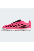 CHUTEIRA ADIDAS PREDATOR CLUB LÍNGUA DOBRÁVEL SOCIETY INFANTIL - Pink/prata CHUTEIRA ADIDAS PREDATOR CLUB LÍNGUA DOBRÁVEL SOCIETY INFANTIL - Pink/prata