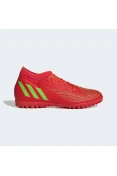 CHUTEIRA ADIDAS PREDATOR EDGE.4 S TF SOCIETY - Vermelho/verde