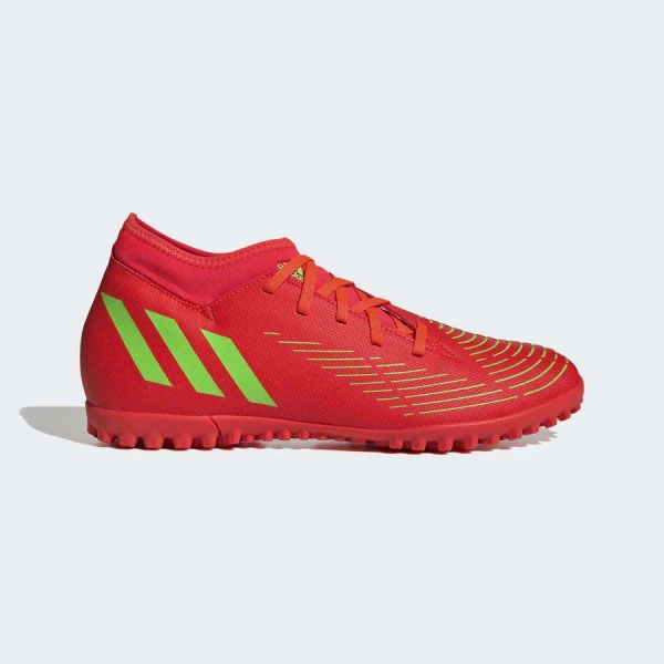 CHUTEIRA ADIDAS PREDATOR EDGE.4 S TF SOCIETY - Vermelho/verde