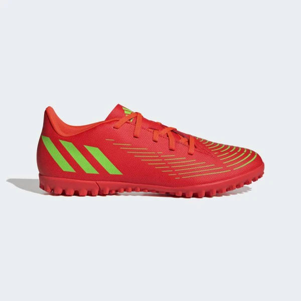 CHUTEIRA ADIDAS PREDATOR EDGE.4 TF SOCIETY - Laranja/verde