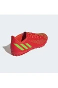 CHUTEIRA ADIDAS PREDATOR EDGE.4 TF SOCIETY - Laranja/verde CHUTEIRA ADIDAS PREDATOR EDGE.4 TF SOCIETY - Laranja/verde