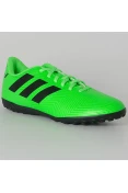 CHUTEIRA ADIDAS SOCIETY NEMEZIZ MESSI TANGO 18.4 TF INFANTIL - Verde/preto