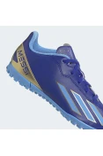 CHUTEIRA ADIDAS X CRAZY MESSI 23 CLUB TF SOCIETY INFANTIL - Azul/dourado CHUTEIRA ADIDAS X CRAZY MESSI 23 CLUB TF SOCIETY INFANTIL - Azul/dourado