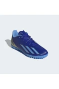 CHUTEIRA ADIDAS X CRAZY MESSI 23 CLUB TF SOCIETY INFANTIL - Azul/dourado CHUTEIRA ADIDAS X CRAZY MESSI 23 CLUB TF SOCIETY INFANTIL - Azul/dourado