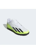 CHUTEIRA ADIDAS X CRAZYFAST.4 TF SOCIETY INFANTIL - Branco/verde CHUTEIRA ADIDAS X CRAZYFAST.4 TF SOCIETY INFANTIL - Branco/verde