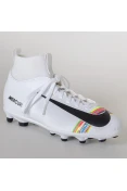 CHUTEIRA BOTINHA NIKE MERCURIAL SUPERFLY VI CLUB CR7 CAMPO INFANTIL - Branco/preto CHUTEIRA BOTINHA NIKE MERCURIAL SUPERFLY VI CLUB CR7 CAMPO INFANTIL - Branco/preto