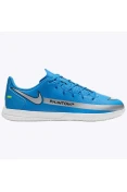 CHUTEIRA DE FUTSAL NIKE PHANTOM GT CLUB INFANTIL - Azul/prata CHUTEIRA DE FUTSAL NIKE PHANTOM GT CLUB INFANTIL - Azul/prata