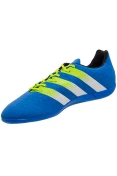CHUTEIRA FUTSAL ADIDAS ACE 16.3 IN - Azul/verde CHUTEIRA FUTSAL ADIDAS ACE 16.3 IN - Azul/verde