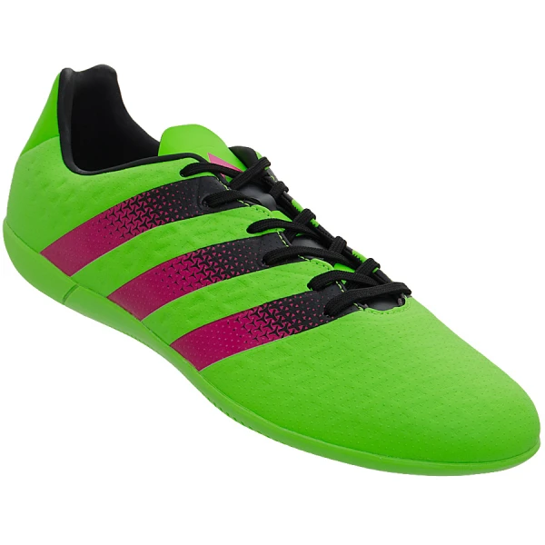 CHUTEIRA FUTSAL ADIDAS ACE 16.3 IN - Verde/pink
