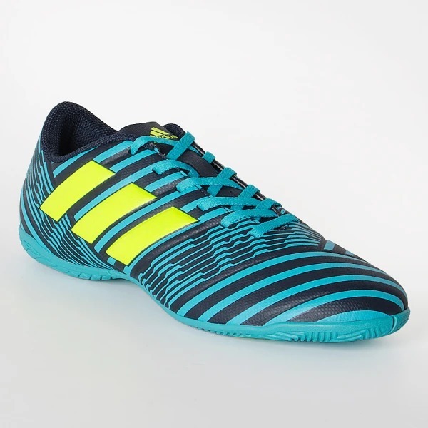 CHUTEIRA FUTSAL ADIDAS NEMEZIZ 17.4 IN - Marinho/azul celeste