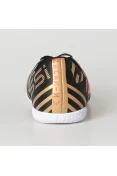 CHUTEIRA FUTSAL ADIDAS NEMEZIZ MESSI 17.4 INFANTIL - Preto/dourado