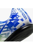 CHUTEIRA FUTSAL NIKE JR MERCURIAL VAPOR 13 CLUB NEYMAR JR IC - Branco/azul CHUTEIRA FUTSAL NIKE JR MERCURIAL VAPOR 13 CLUB NEYMAR JR IC - Branco/azul