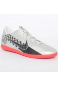 CHUTEIRA FUTSAL NIKE MERCURIAL VAPOR 13 CLUB NEYMAR IC MASCULINO - Prata/preto