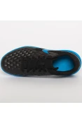 CHUTEIRA FUTSAL NIKE TIEMPO LEGEND 8 CLUB IC INFANTIL - Preto/azul