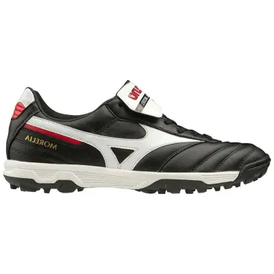 CHUTEIRA MIZUNO MORELIA II PRO AS SOCIETY MASCULINO - Preto/branco