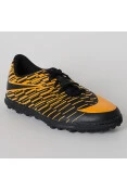 CHUTEIRA NIKE BRAVATA 2 TF INFANTIL - Preto/laranja