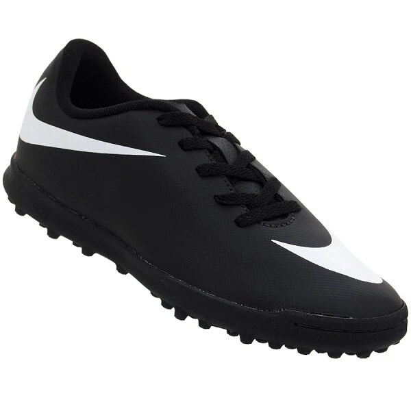 CHUTEIRA NIKE BRAVATA TF INFANTIL - Preto/branco
