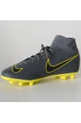 CHUTEIRA NIKE MERCURIAL SUPERFLY 6 CLUB FG - Chumbo/amarelo CHUTEIRA NIKE MERCURIAL SUPERFLY 6 CLUB FG - Chumbo/amarelo