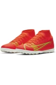 CHUTEIRA NIKE MERCURIAL SUPERFLY 8 CLUB TF SOCIETY - Laranja/verde CHUTEIRA NIKE MERCURIAL SUPERFLY 8 CLUB TF SOCIETY - Laranja/verde