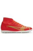 CHUTEIRA NIKE MERCURIAL SUPERFLY 8 CLUB TF SOCIETY - Laranja/verde CHUTEIRA NIKE MERCURIAL SUPERFLY 8 CLUB TF SOCIETY - Laranja/verde
