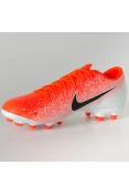 CHUTEIRA NIKE MERCURIAL VAPOR 12 ACADEMY FG - Laranja/branco CHUTEIRA NIKE MERCURIAL VAPOR 12 ACADEMY FG - Laranja/branco