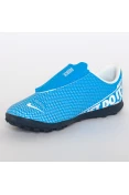 CHUTEIRA NIKE MERCURIAL VAPOR 13 CLUB TF SOCIETY INFANTIL - Azul/branco CHUTEIRA NIKE MERCURIAL VAPOR 13 CLUB TF SOCIETY INFANTIL - Azul/branco