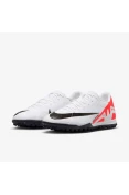 CHUTEIRA NIKE MERCURIAL VAPOR 15 ACADEMY SOCIETY MASCULINA - Branco/vermelho CHUTEIRA NIKE MERCURIAL VAPOR 15 ACADEMY SOCIETY MASCULINA - Branco/vermelho