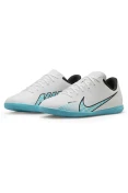 CHUTEIRA NIKE MERCURIAL VAPOR 15 CLUB FUTSAL INFANTIL - Branco/azul