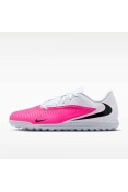 CHUTEIRA NIKE PHANTOM 6 LOW CLUB SOCIETY - Branco/pink