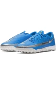 CHUTEIRA NIKE PHANTOM GT ACADEMY TF SOCIETY - Azul/prata CHUTEIRA NIKE PHANTOM GT ACADEMY TF SOCIETY - Azul/prata