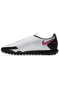 CHUTEIRA NIKE PHANTOM GT CLUB TF SOCIETY - Branco/preto CHUTEIRA NIKE PHANTOM GT CLUB TF SOCIETY - Branco/preto