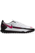 CHUTEIRA NIKE PHANTOM GT CLUB TF SOCIETY - Branco/preto CHUTEIRA NIKE PHANTOM GT CLUB TF SOCIETY - Branco/preto