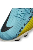 CHUTEIRA NIKE PHANTOM GT2 CLUB FG/MG CAMPO MASCULINA - Azul celeste/amarelo