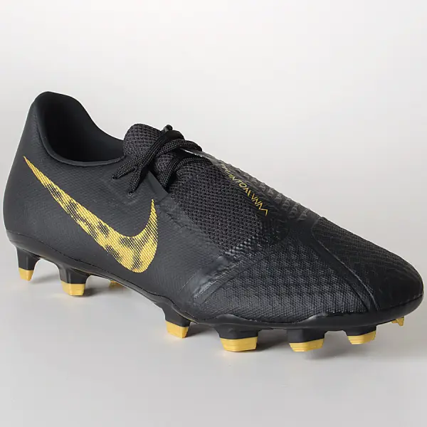 CHUTEIRA NIKE PHANTOM VENOM ACADEMY FG - Preto/dourado