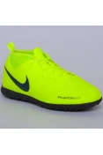 CHUTEIRA NIKE PHANTOM VISION CLUB DYNAMIC FIT TF INFANTIL - Amarelo/preto