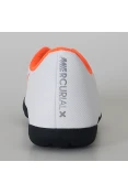 CHUTEIRA NIKE SOCIETY VAPOR 12 CLUB TF - Branco/laranja CHUTEIRA NIKE SOCIETY VAPOR 12 CLUB TF - Branco/laranja
