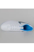 CHUTEIRA NIKE TIEMPO LEGEND VII CLUB CAMPO - Branco/azul CHUTEIRA NIKE TIEMPO LEGEND VII CLUB CAMPO - Branco/azul