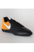 CHUTEIRA NIKE TIEMPOX RIO IV TF - Preto/laranja CHUTEIRA NIKE TIEMPOX RIO IV TF - Preto/laranja