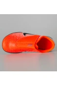 CHUTEIRA NIKE VAPOR 12 CLUB PS TF INFANTIL - Laranja/branco