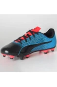 CHUTEIRA PUMA SPIRIT II FG INFANTIL - Azul/preto CHUTEIRA PUMA SPIRIT II FG INFANTIL - Azul/preto