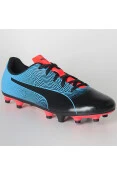 CHUTEIRA PUMA SPIRIT II FG INFANTIL - Azul/preto CHUTEIRA PUMA SPIRIT II FG INFANTIL - Azul/preto