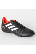 CHUTEIRA SOCIETY ADIDAS PREDATOR 18.4 TF - Preto/branco