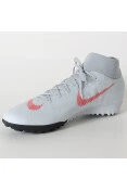 CHUTEIRA SOCIETY NIKE MERCURIALX SUPERFLY 6 ACADEMY TF - Cinza/vermelho CHUTEIRA SOCIETY NIKE MERCURIALX SUPERFLY 6 ACADEMY TF - Cinza/vermelho