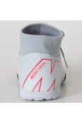 CHUTEIRA SOCIETY NIKE MERCURIALX SUPERFLY 6 ACADEMY TF - Cinza/vermelho CHUTEIRA SOCIETY NIKE MERCURIALX SUPERFLY 6 ACADEMY TF - Cinza/vermelho
