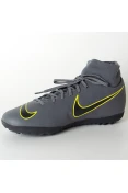 CHUTEIRA SOCIETY NIKE MERCURIALX SUPERFLY 6 CLUB TF - Grafite/amarelo CHUTEIRA SOCIETY NIKE MERCURIALX SUPERFLY 6 CLUB TF - Grafite/amarelo